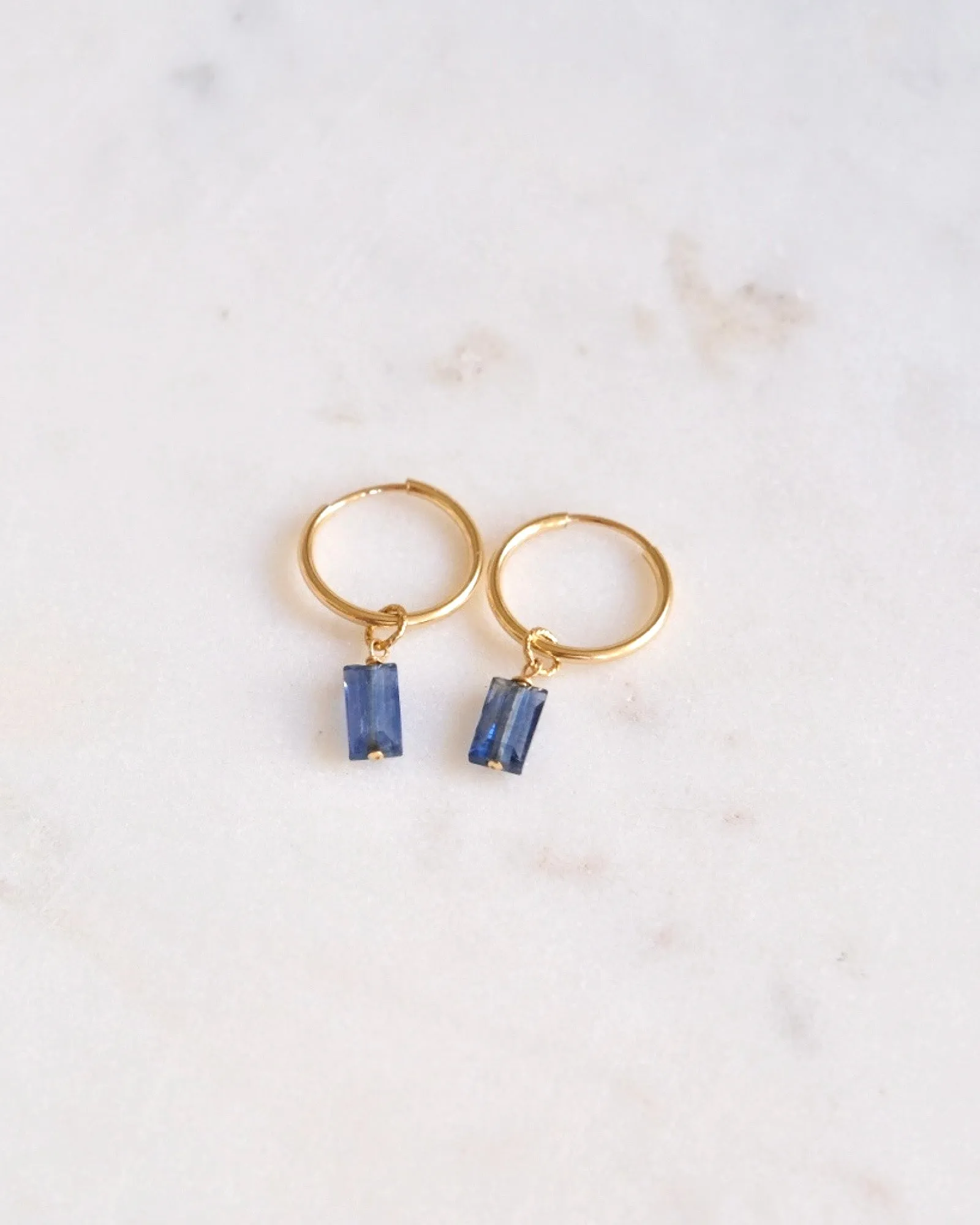 Kyanite Square infinity hoops