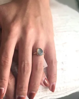 Labradorite Oval Ring