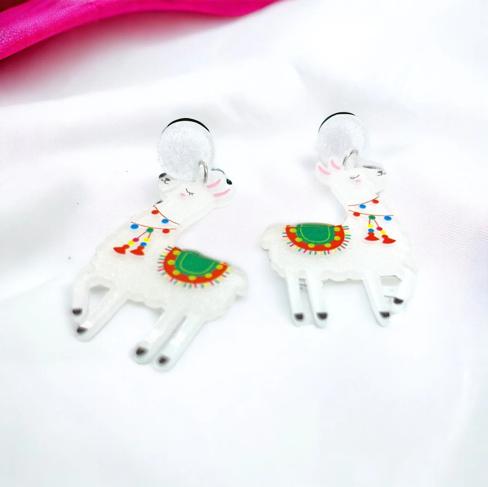 Llama Earrings - Llama Jewelry, Handmade Earrings, Handmade Jewelry, Animal Earring, Animal Jewelry, No Drama Llama, Llama Accessories