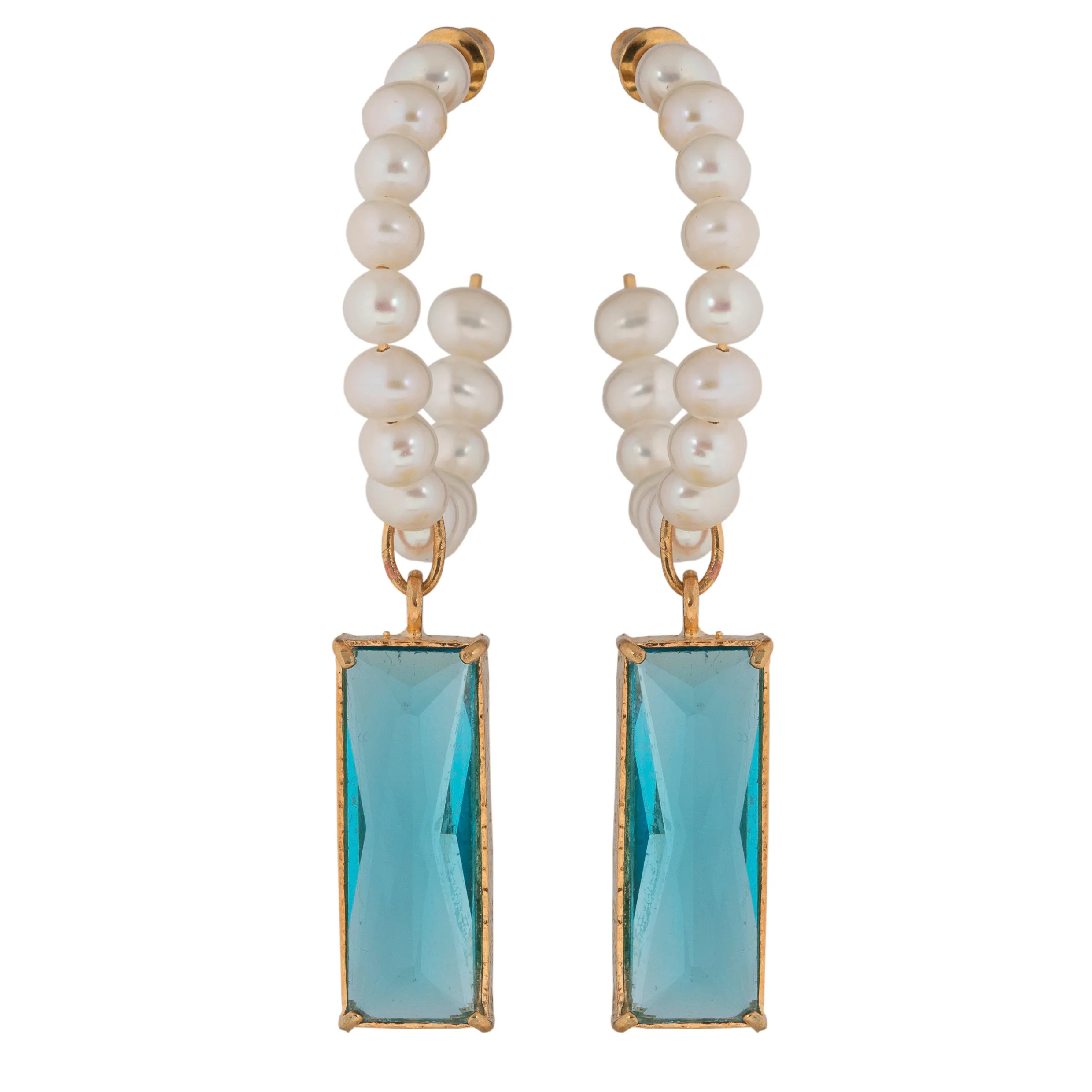 Luce Hoops Blue