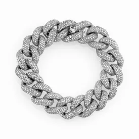 MEN'S DIAMOND PAVE JUMBO LINK BRACELET