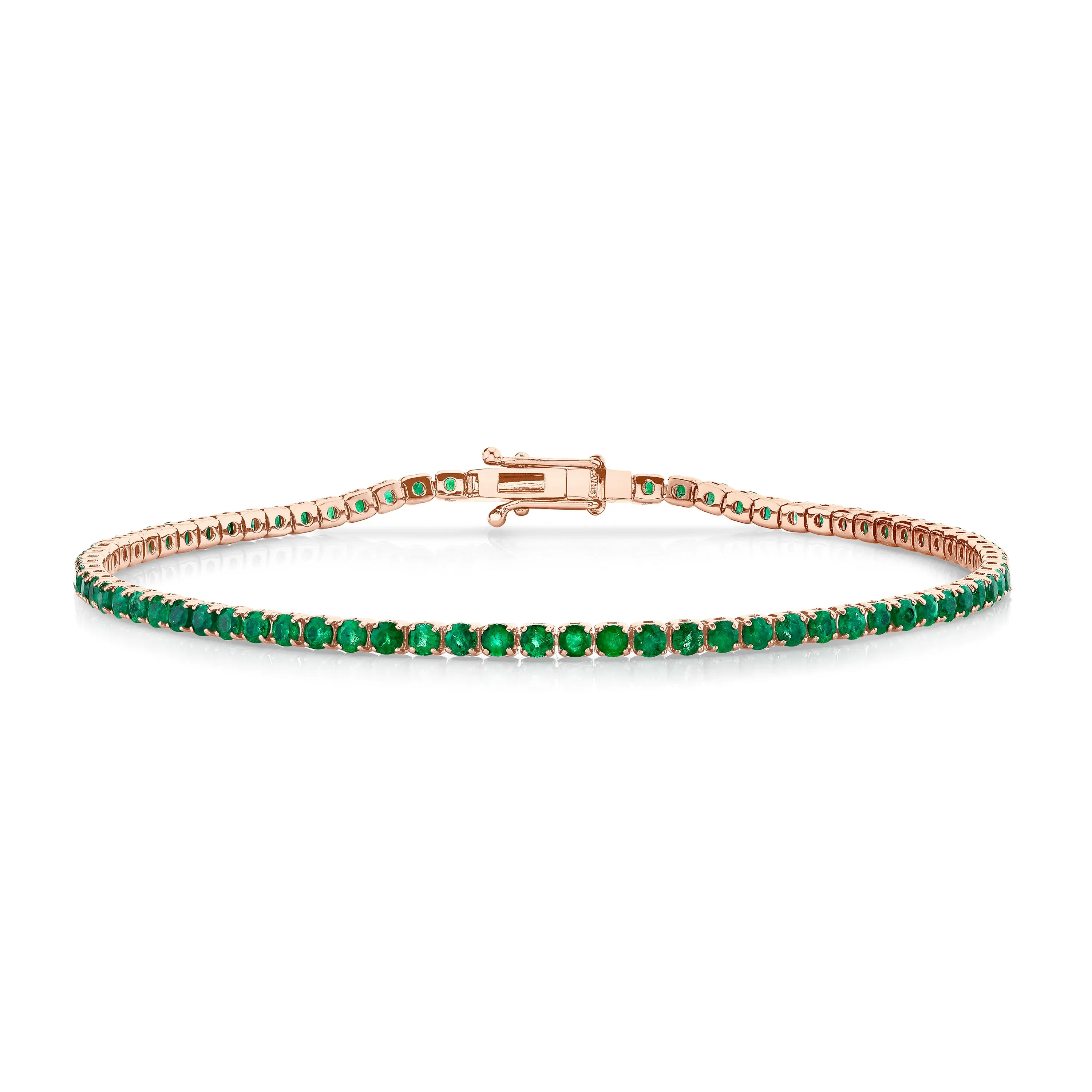 MEN'S EMERALD THREAD BRACELET