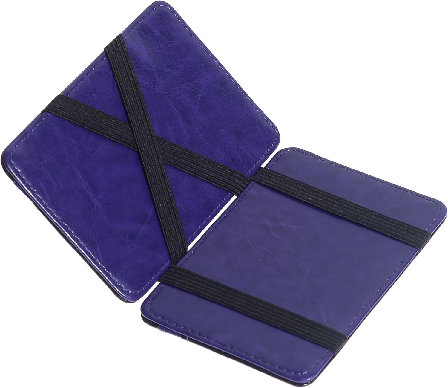 Men's Fashion Magic Money Clip Leather Minimalistic Slim Wallet