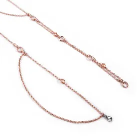Mini Gems Body Chain [Pink gold]