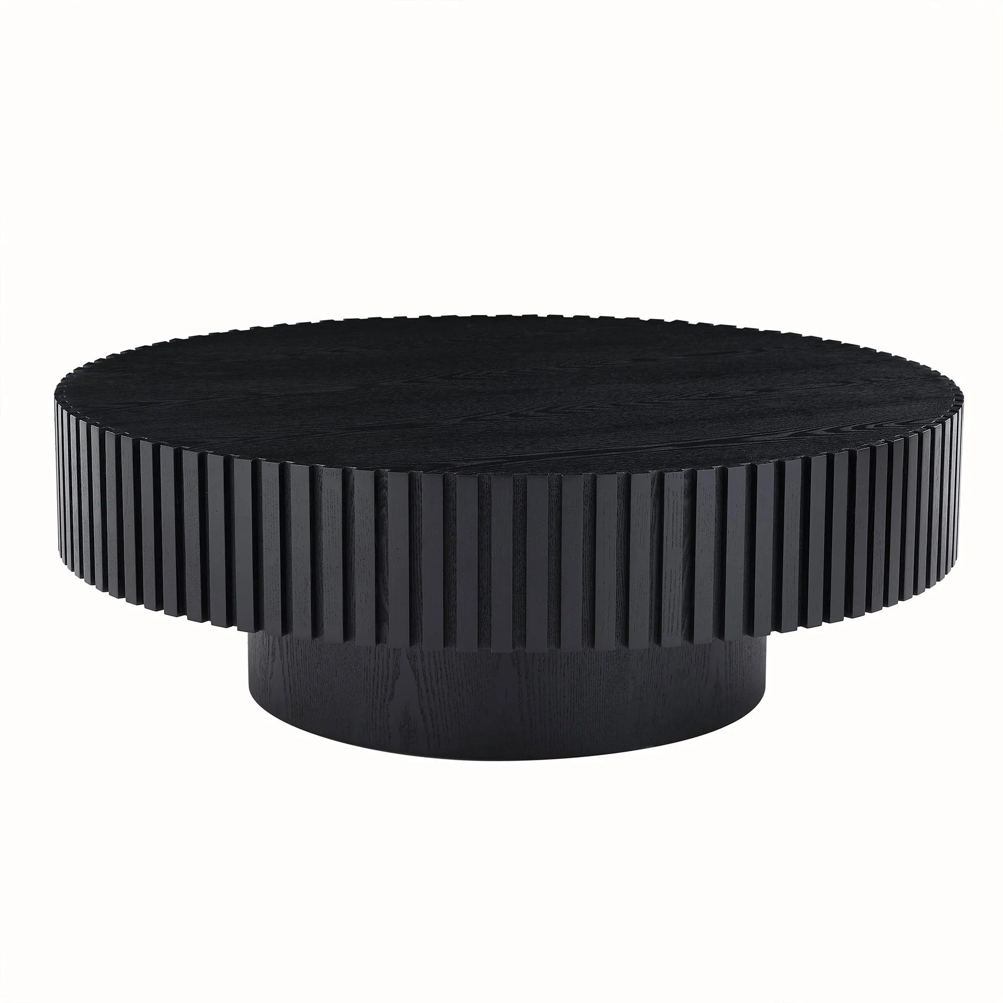 Modern Handcraft Drum Coffee Table