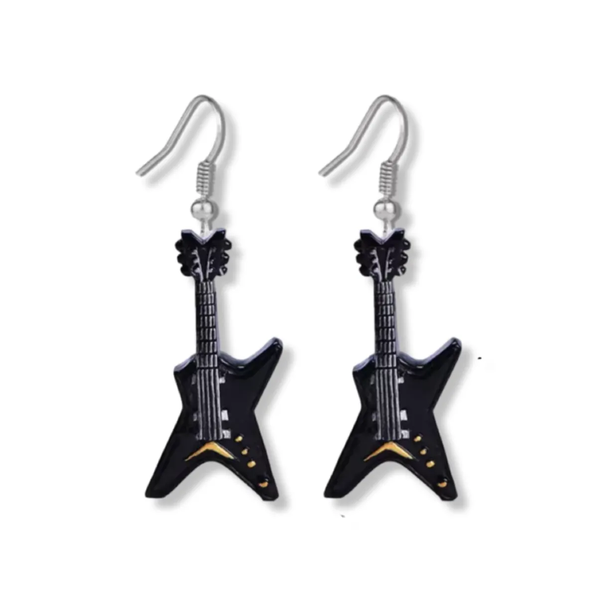 Musical Instrument Earrings - Music Teacher, Handmade Earrings, Music Earrings, Handmade Jewelry, Musician Jewelry, Saxophone Earrings