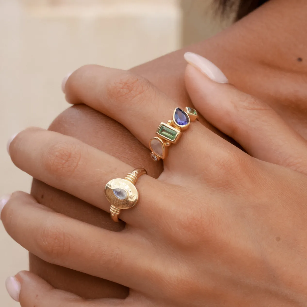 Nova Cluster Gold Ring