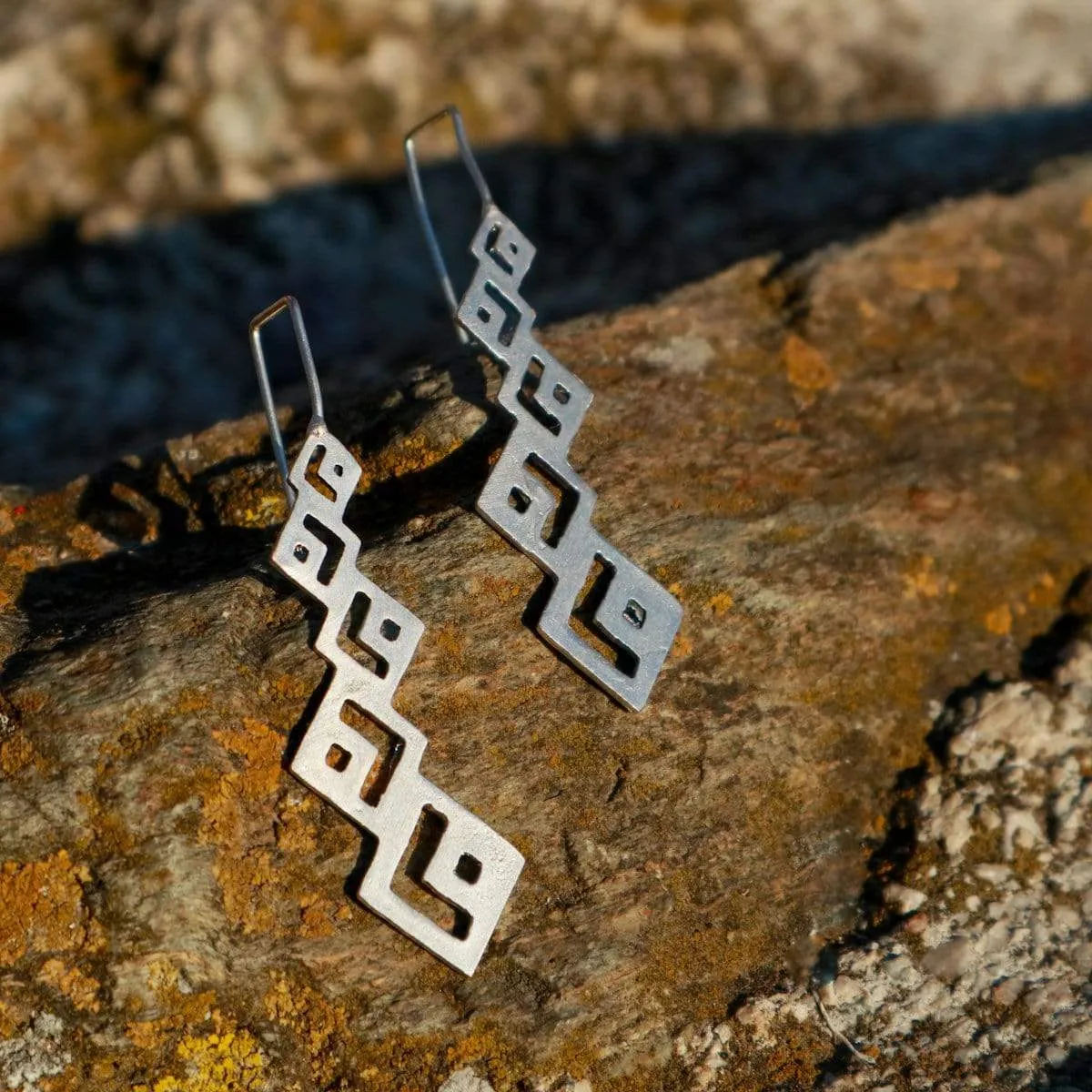 Pyramid Earrings