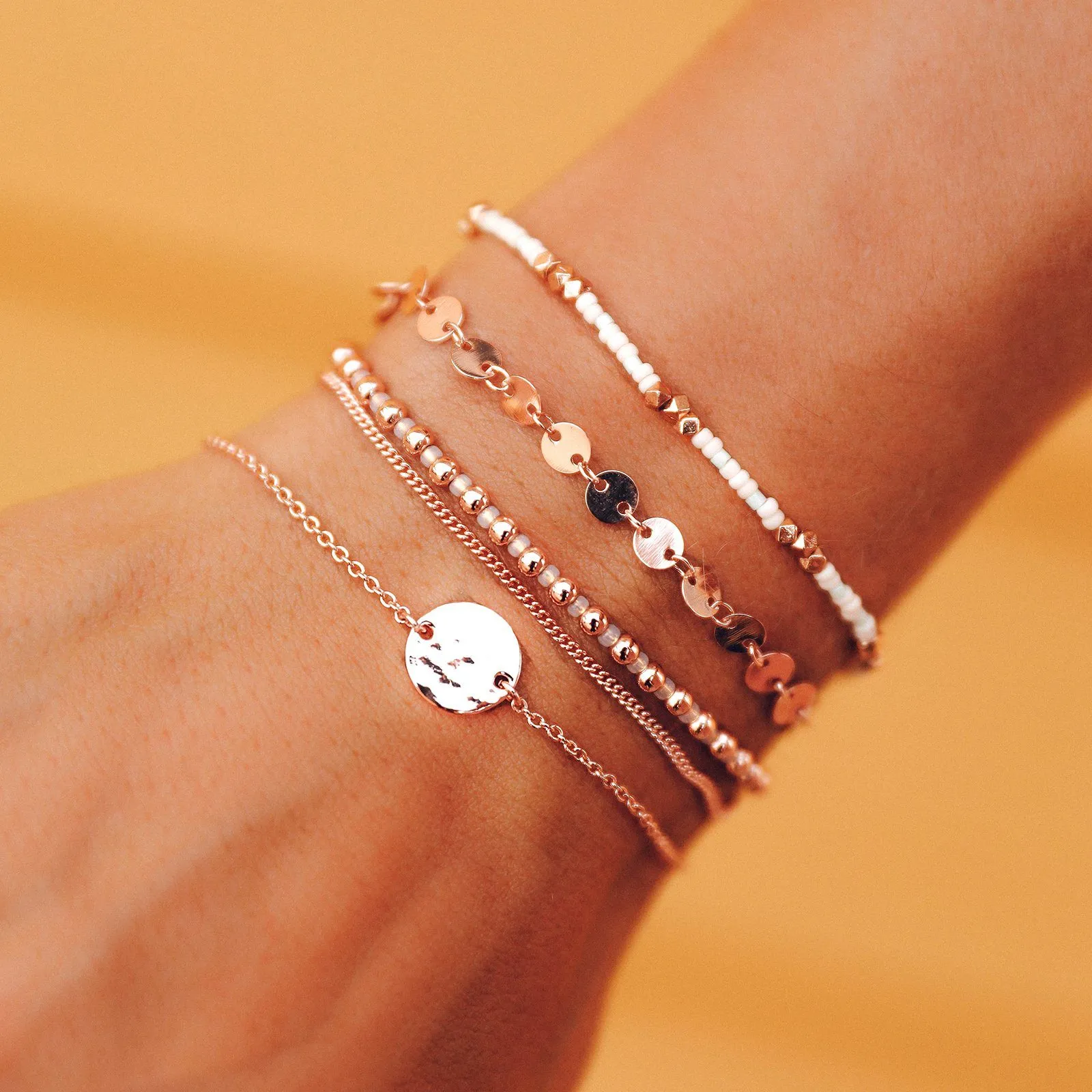 "The Rose Gold Rush Pack" by Aspyn Ovard