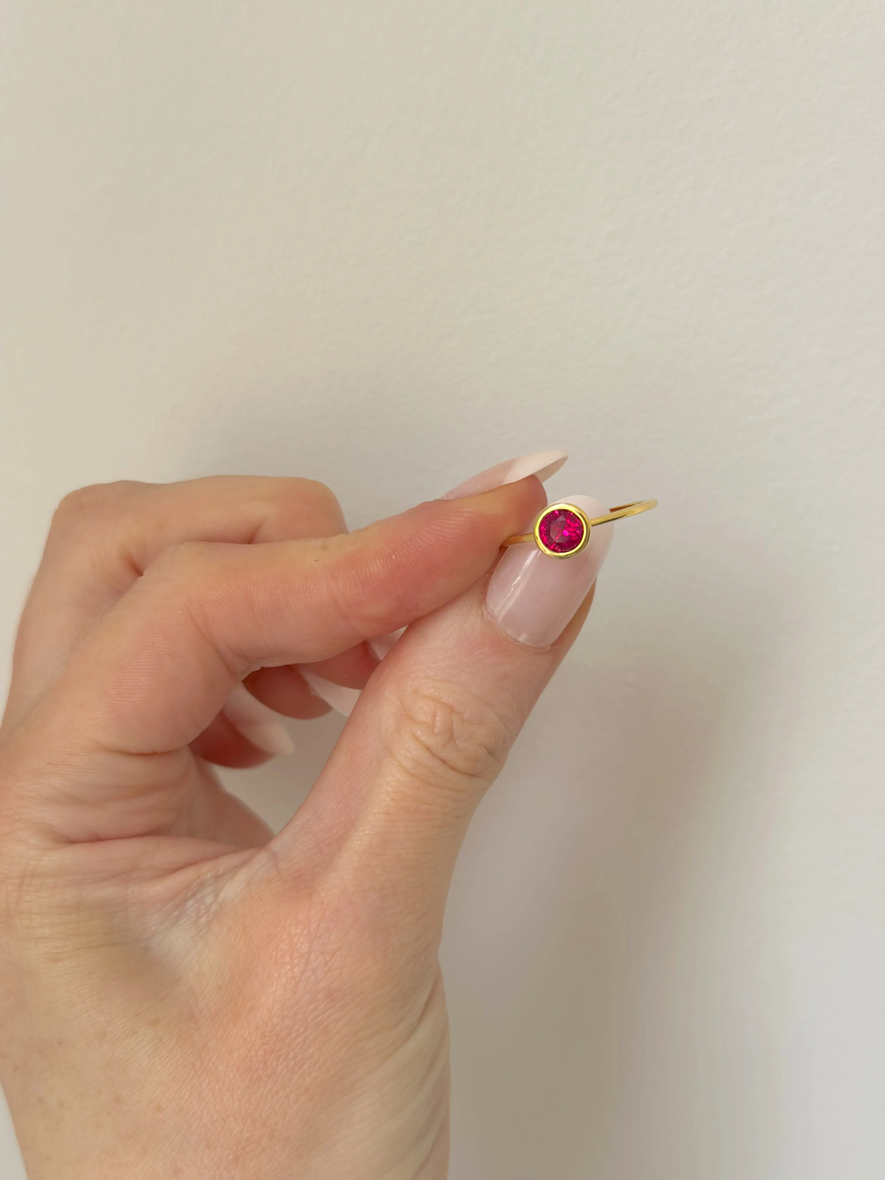 Ruby Orelia Ring - Gold