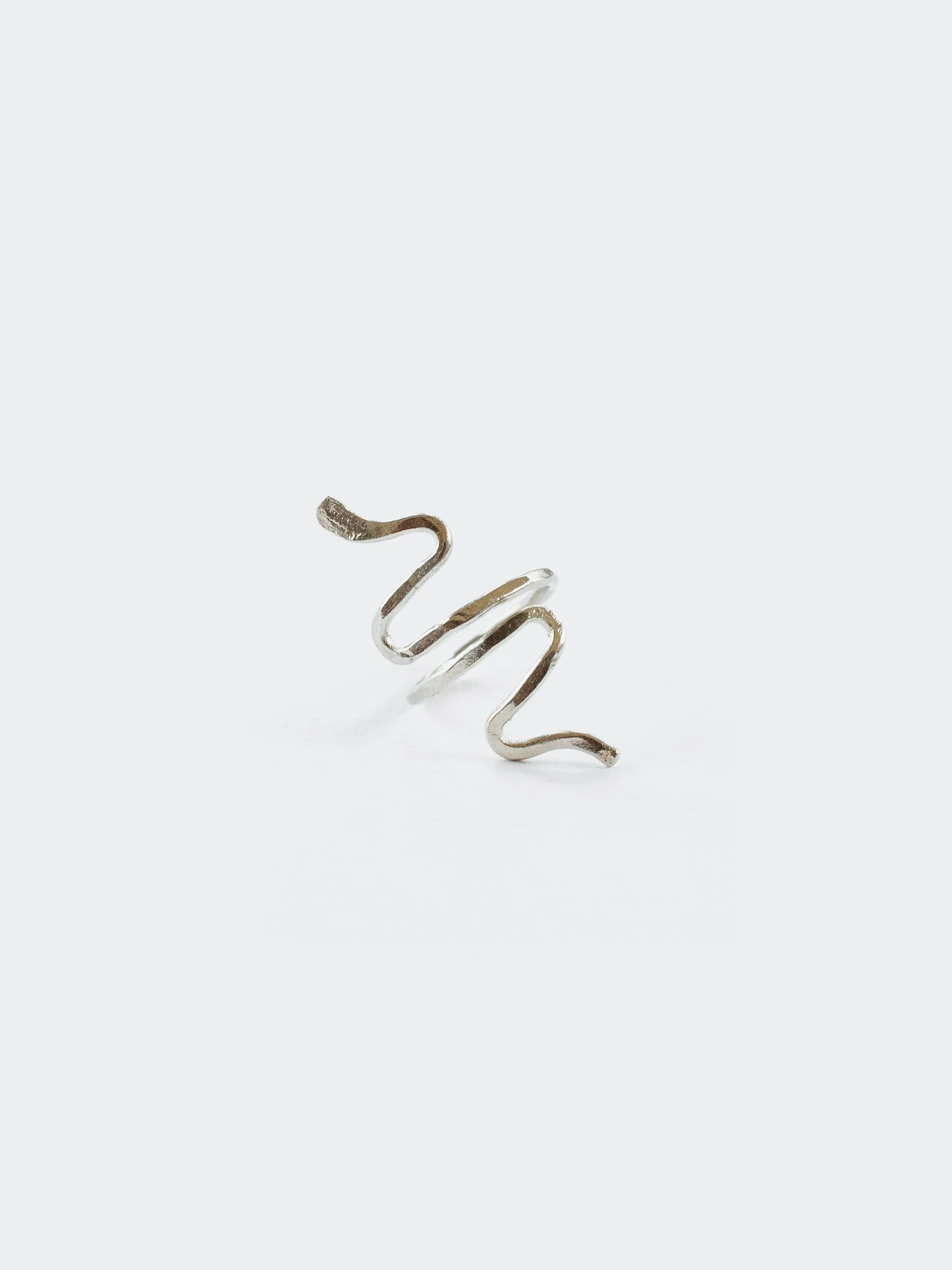 Serpentine Ring - Silver