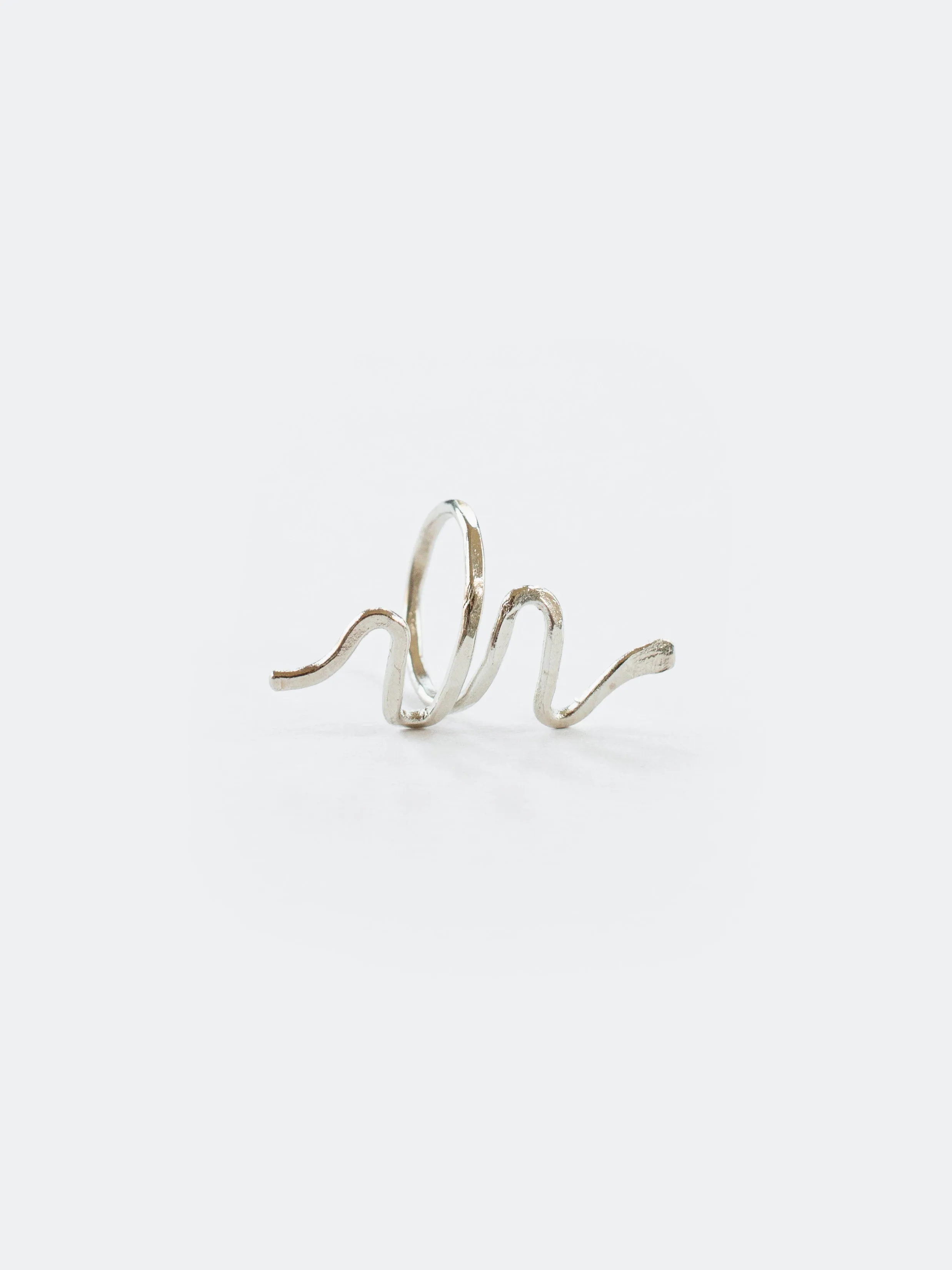 Serpentine Ring - Silver