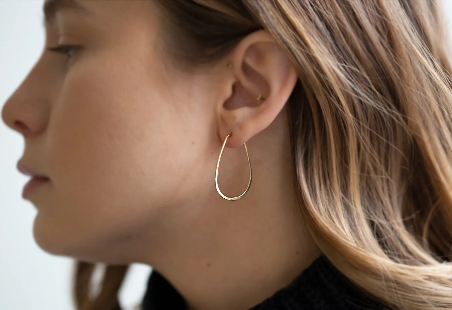 Small Horseshoe Hoop Earrings