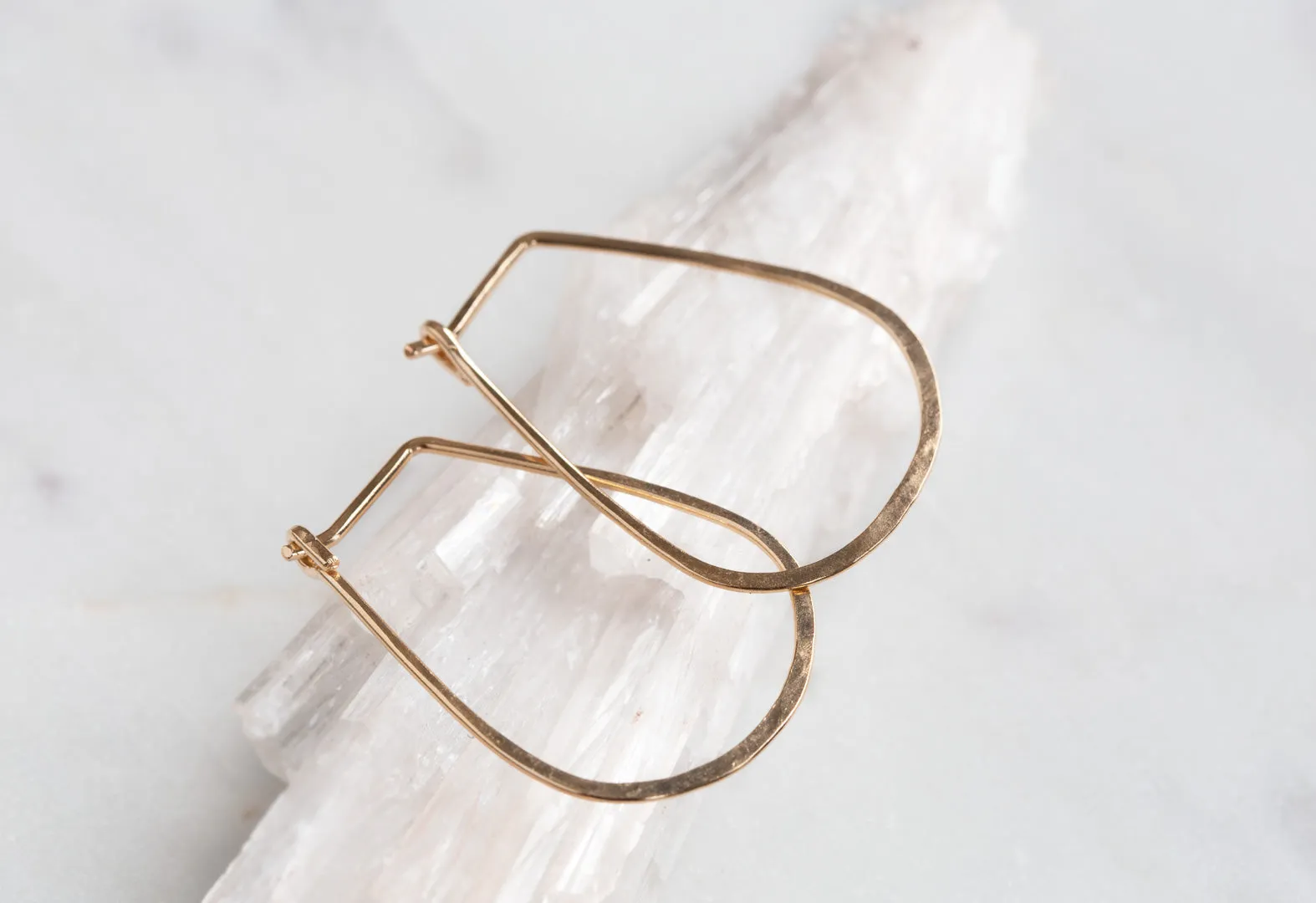 Small Horseshoe Hoop Earrings