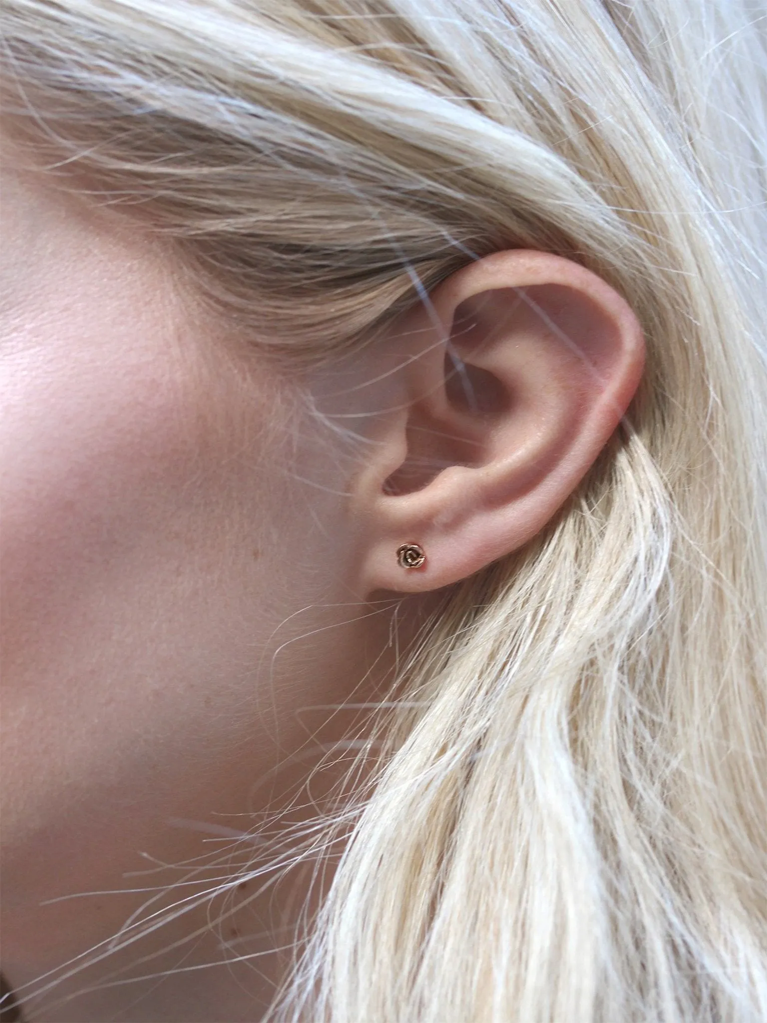 Small Kissed by a Rose Studs