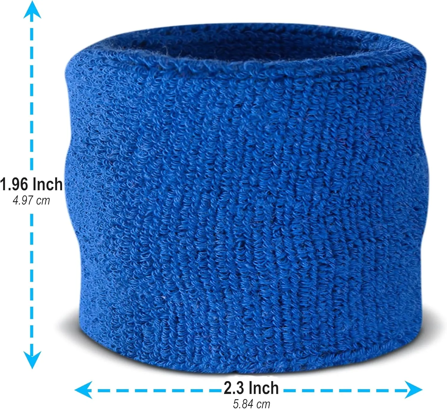 Suddora Kids Wrist Sweatbands - Athletic Cotton Terry Cloth Sports Wristbands for Kids (Pair)