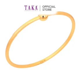 TAKA Jewellery 999 Pure Gold Bangle