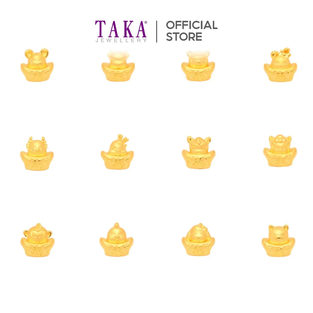 TAKA Jewellery 999 Pure Gold Charm (12 Zodiac)