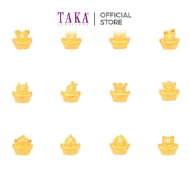 TAKA Jewellery 999 Pure Gold Charm (12 Zodiac)