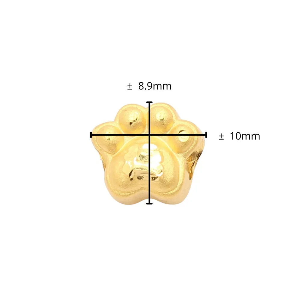 TAKA Jewellery 999 Pure Gold Charm Fu Paw