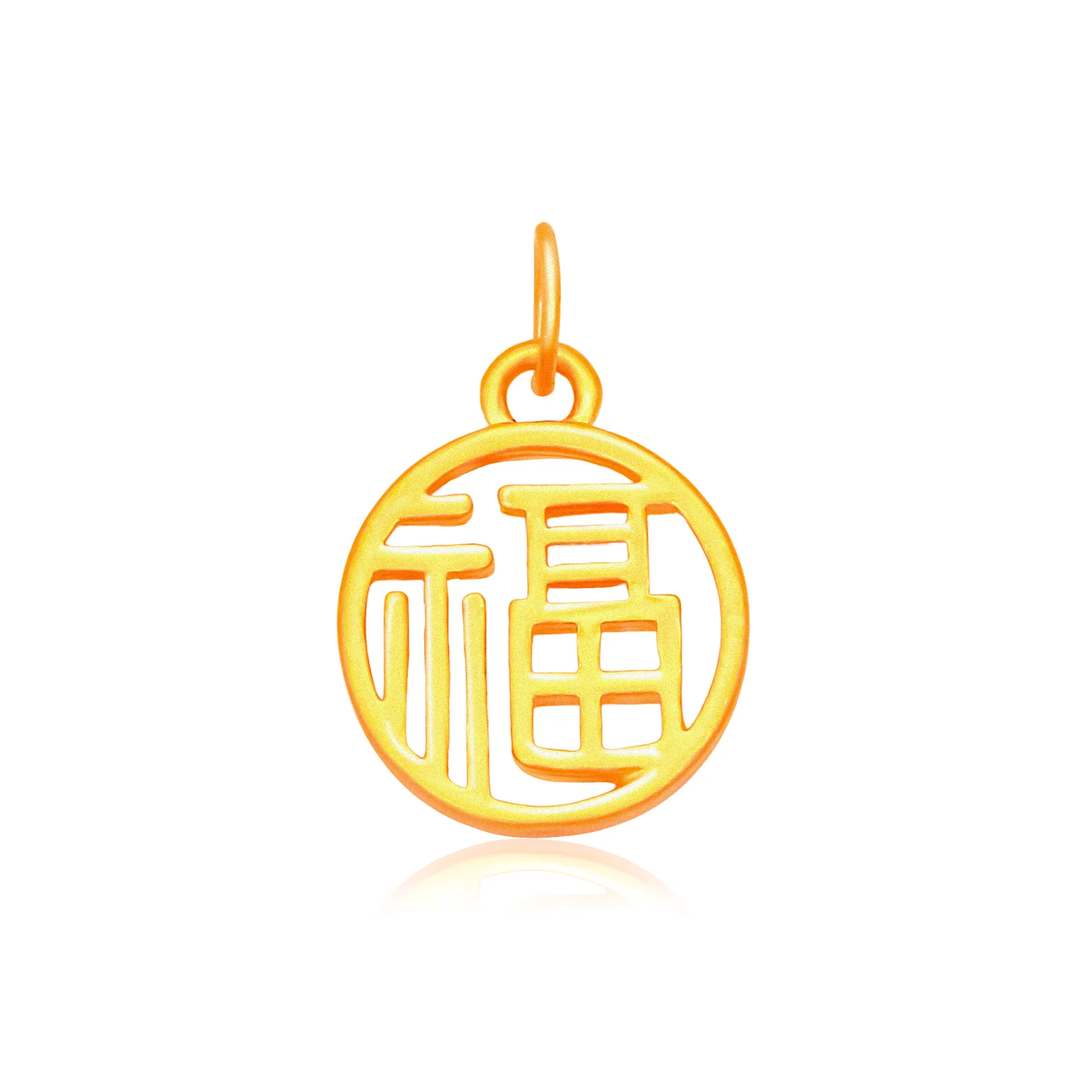 TAKA Jewellery 999 Pure Gold Pendant Blessing with 9K Gold Chain