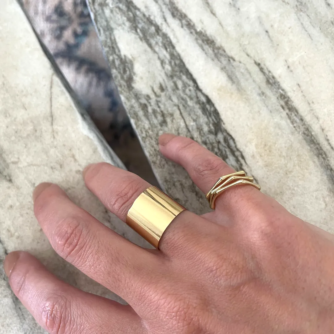 Tall Cigar Band gold