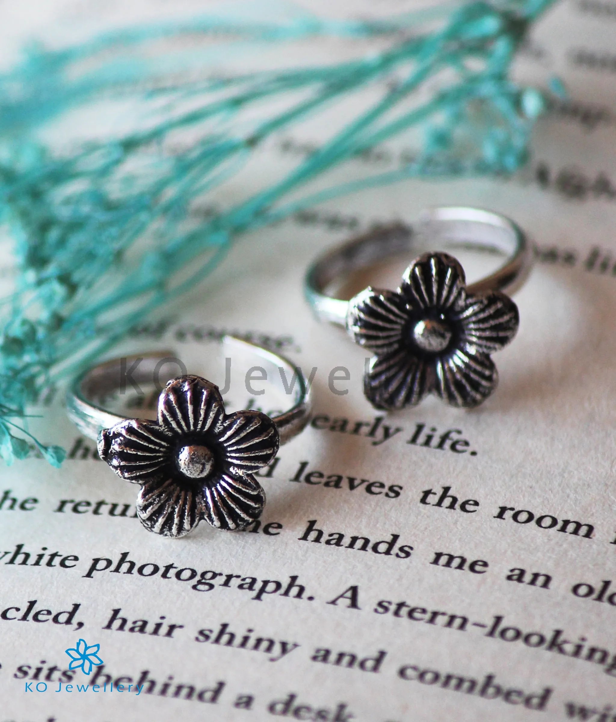The Aditri Silver Toe-Rings