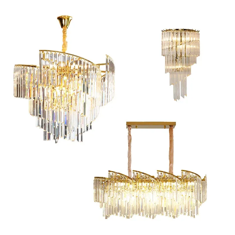 Thoeden Spiral LED Luxury Pendant Chandelier Lights