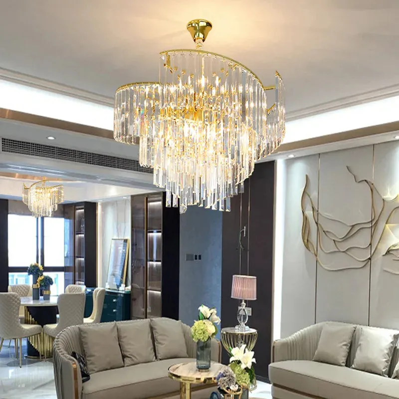Thoeden Spiral LED Luxury Pendant Chandelier Lights