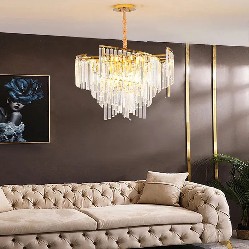 Thoeden Spiral LED Luxury Pendant Chandelier Lights