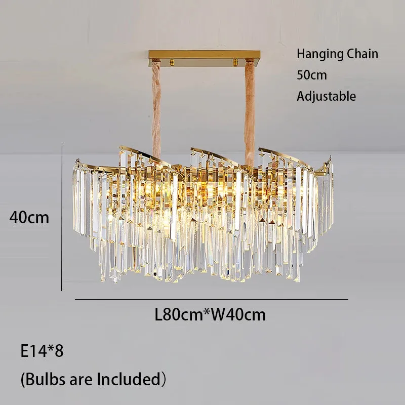 Thoeden Spiral LED Luxury Pendant Chandelier Lights
