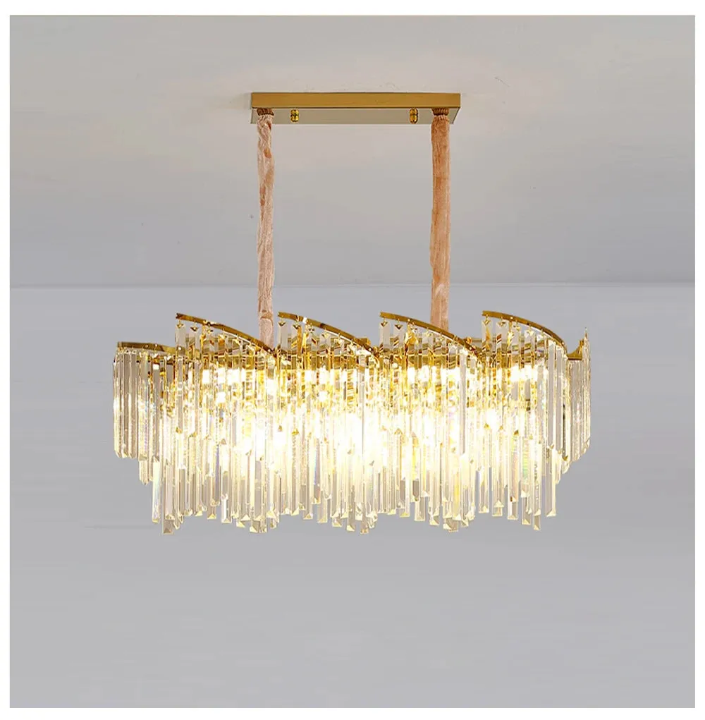 Thoeden Spiral LED Luxury Pendant Chandelier Lights