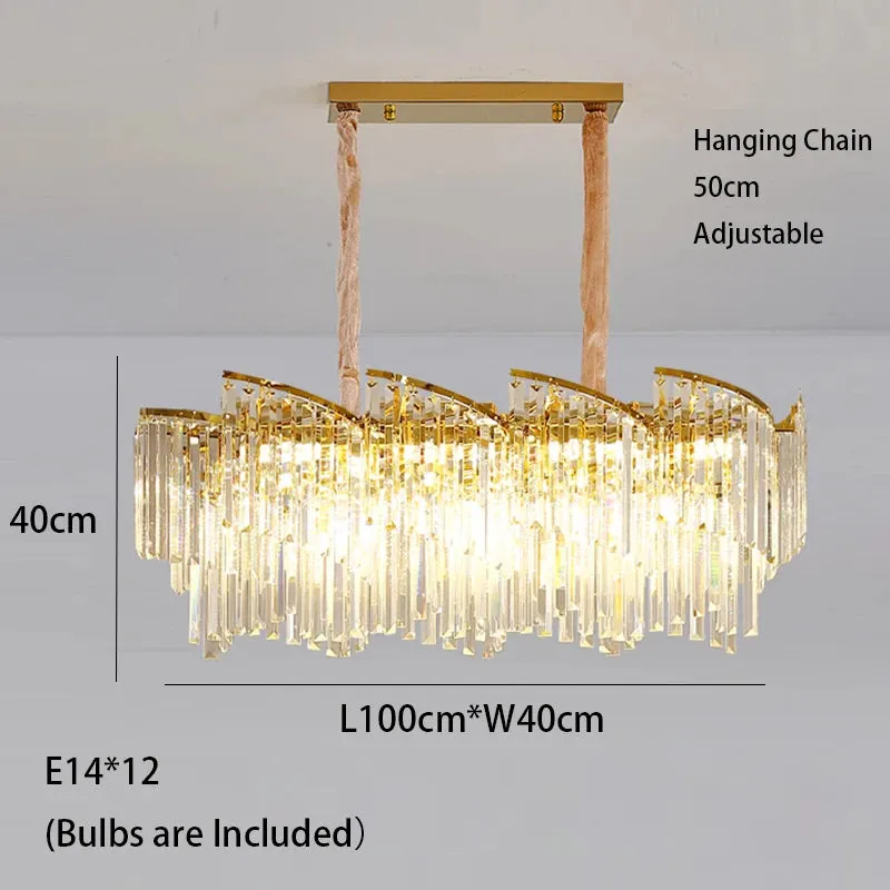 Thoeden Spiral LED Luxury Pendant Chandelier Lights