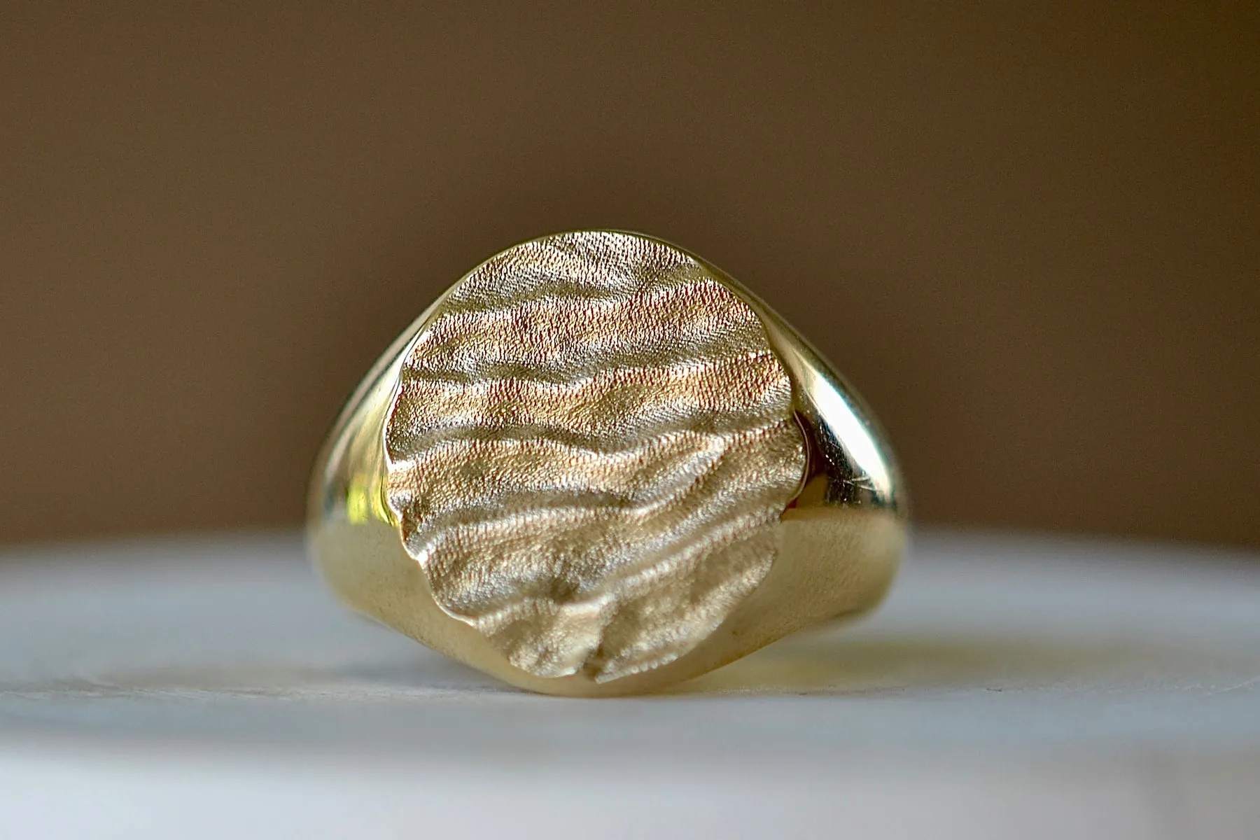 Tidal Round Signet