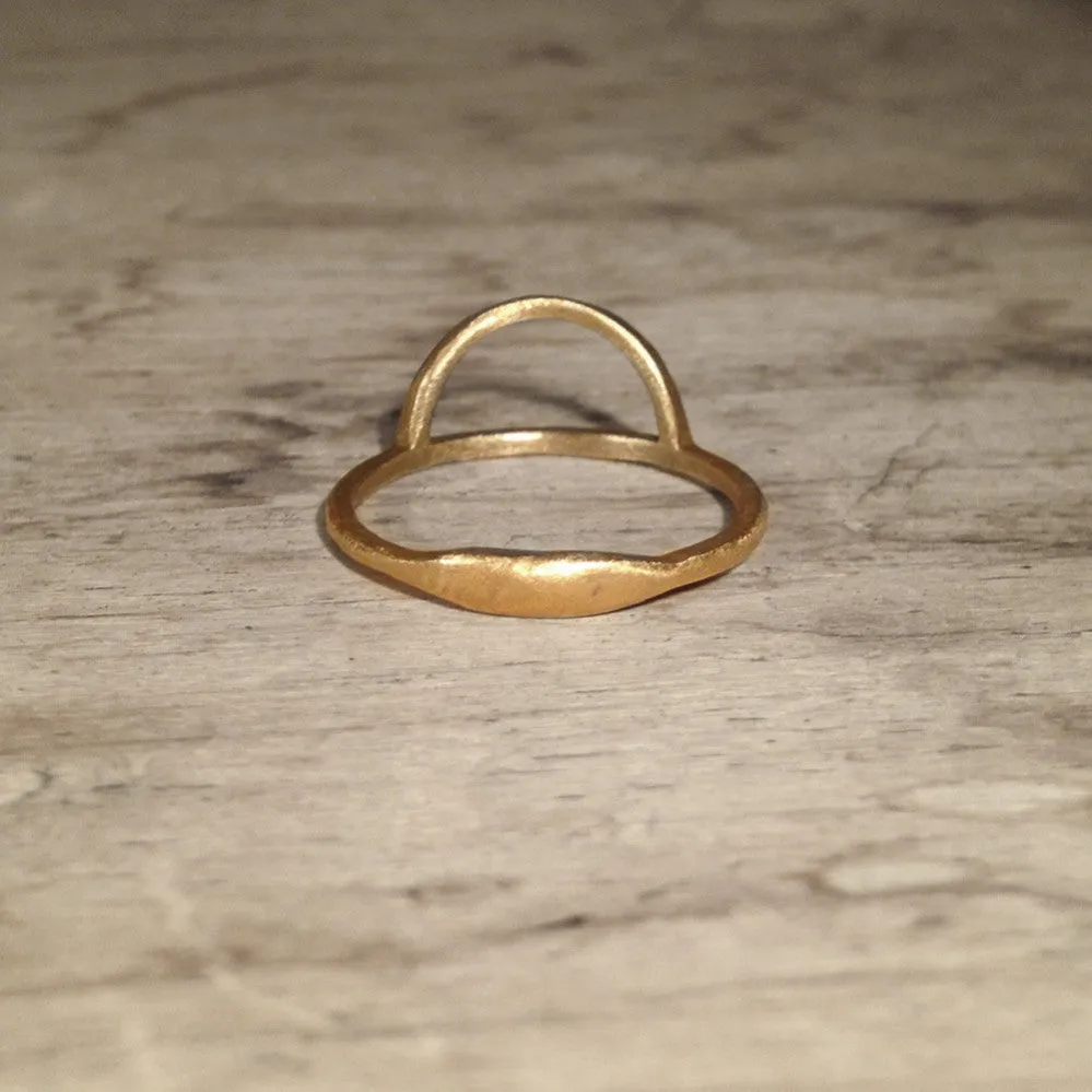 Tyyneys Ring Oxidized Silver