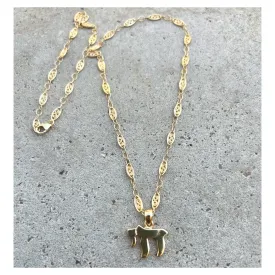 Vintage Style Filigree Chain הי (Hai) Necklace