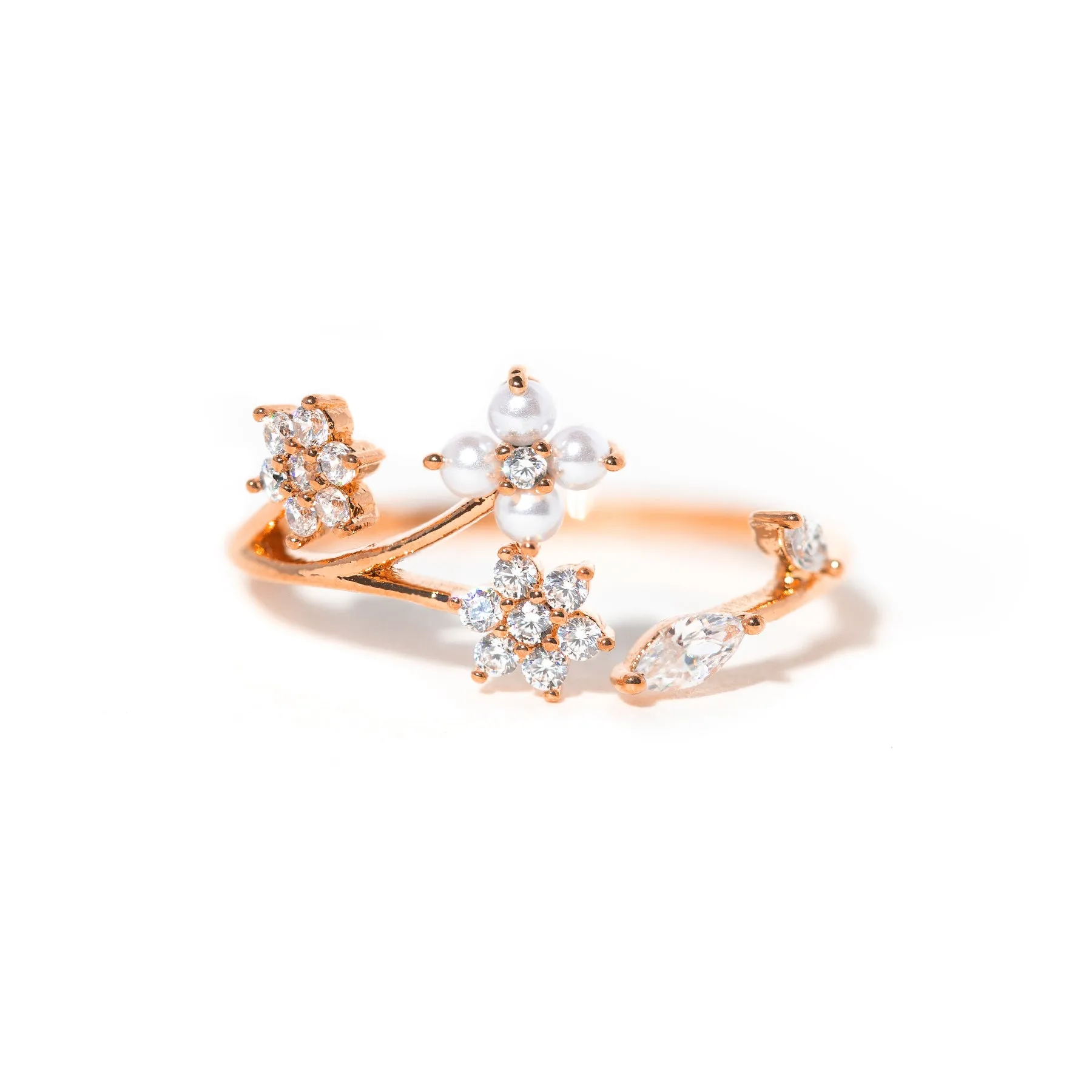 Adjustable Wispy Ring with Lightweight Design