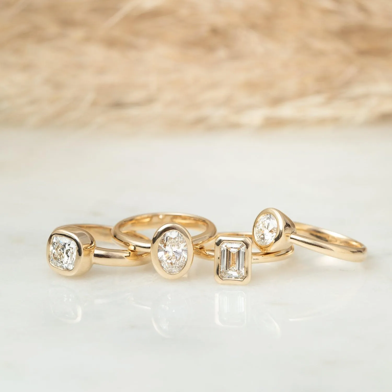Yevheniia - Oval Diamond Ring